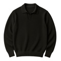 Black V-collar