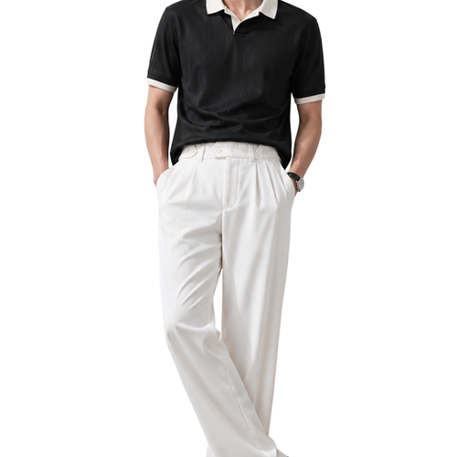 Black Drop Needle and Korean Trouser