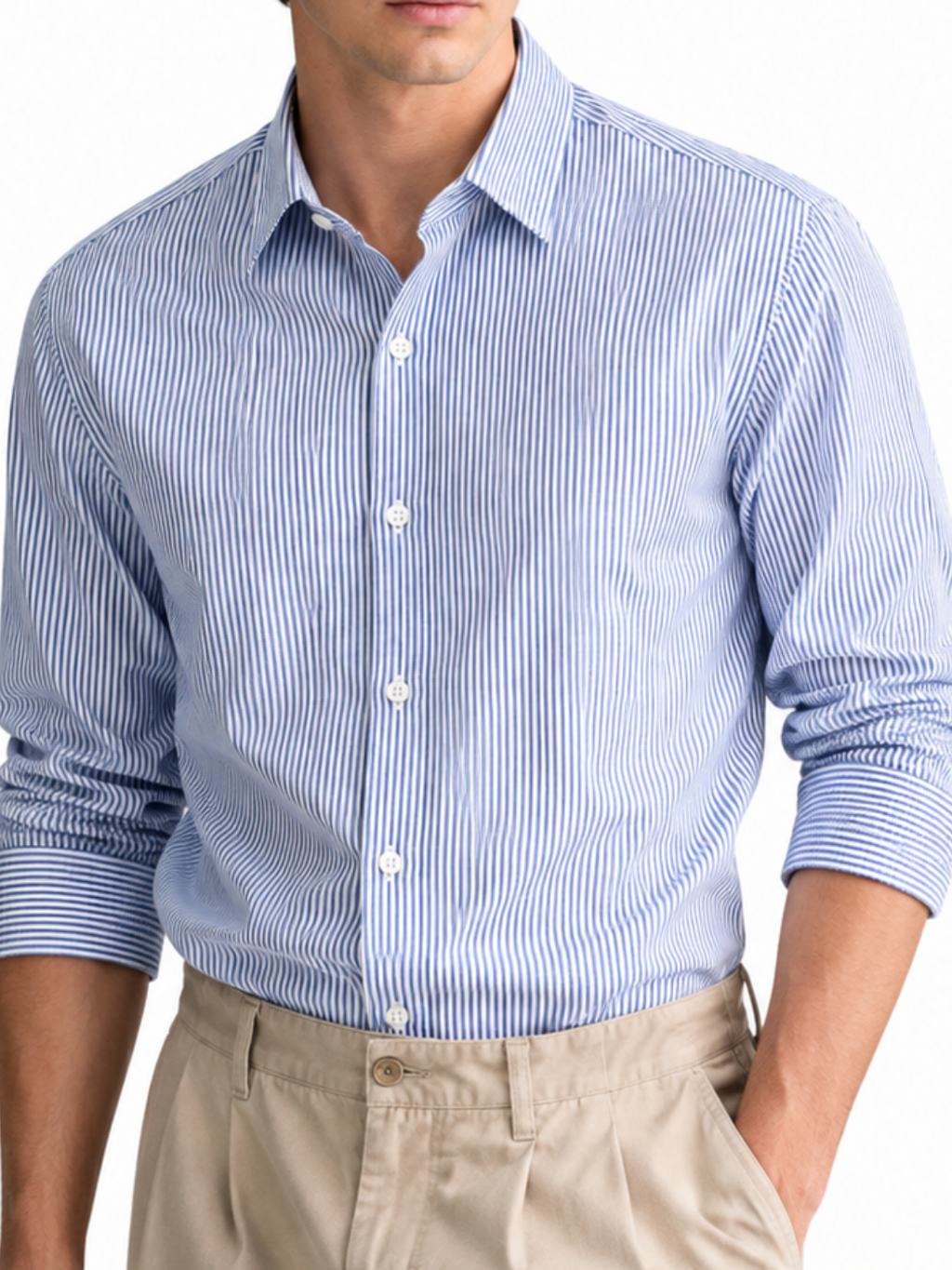 Blue Striped Shirt
