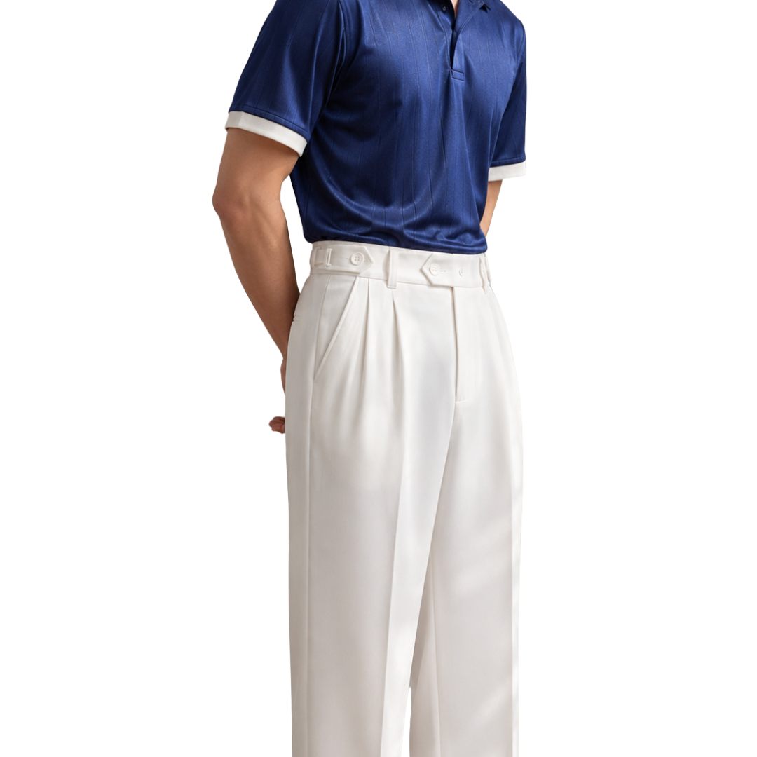 Blue Drop Needle & Korean Trouser