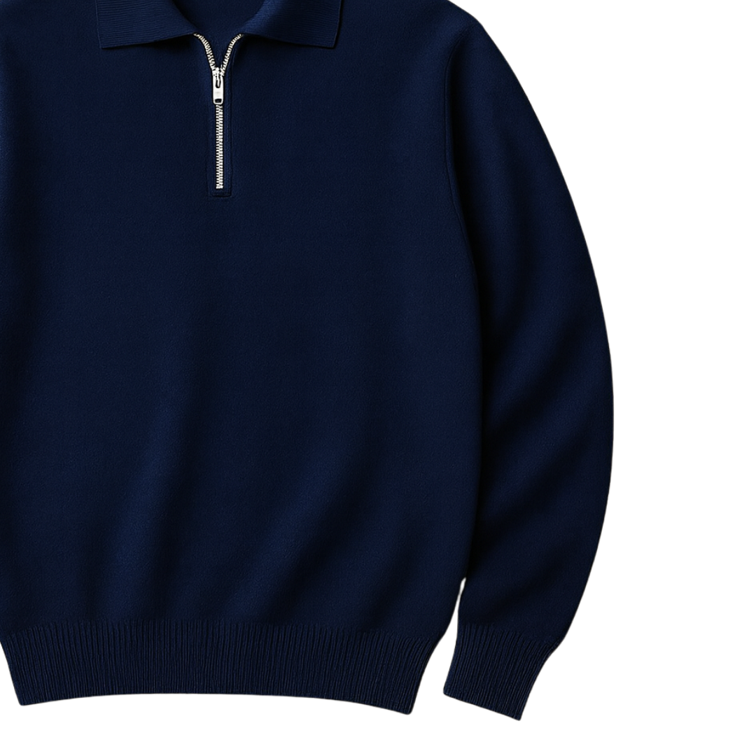 Royal Blue Half Zipper