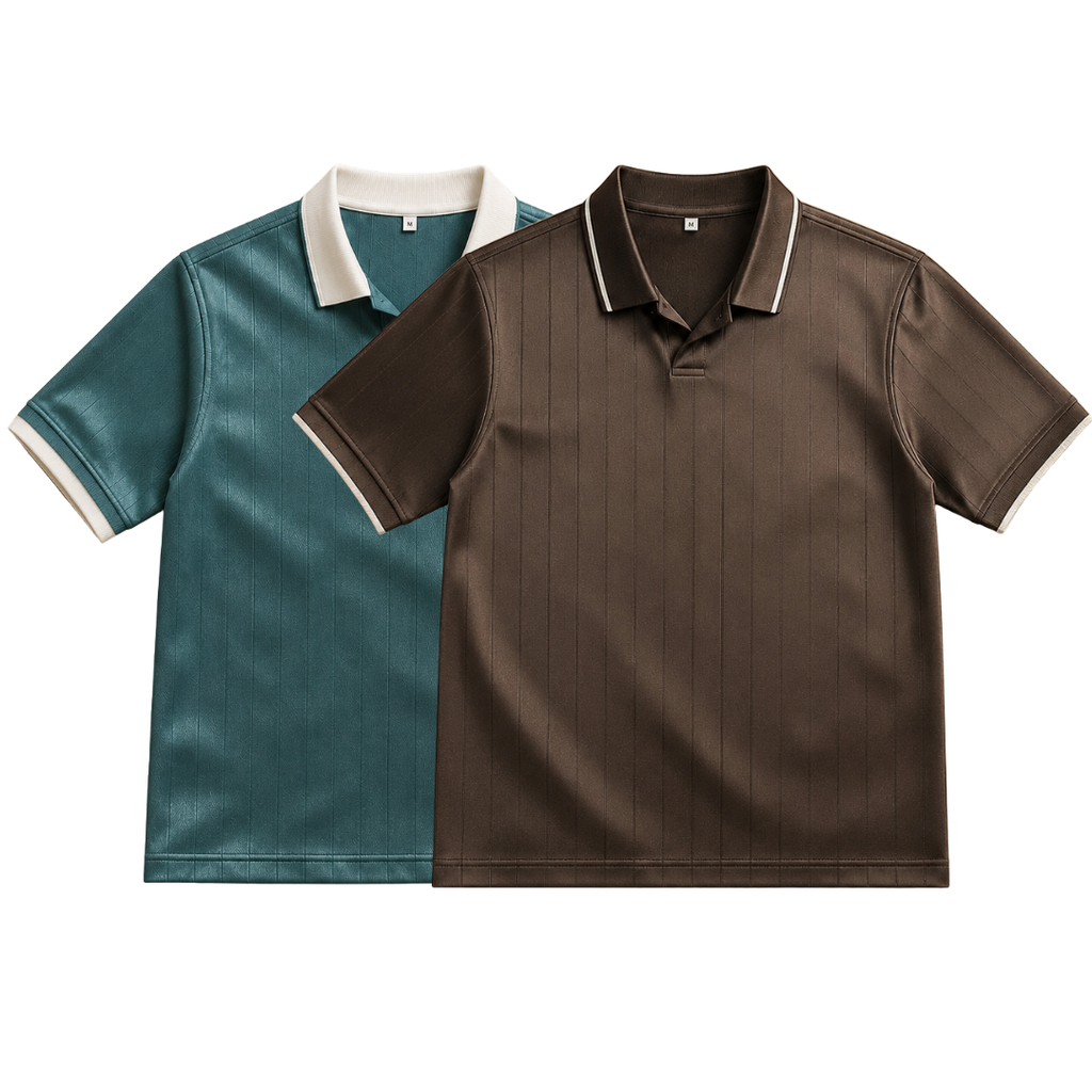 Deal of 2 Shirts Brown and Green