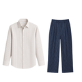 Skin Stripes and Navy Pants