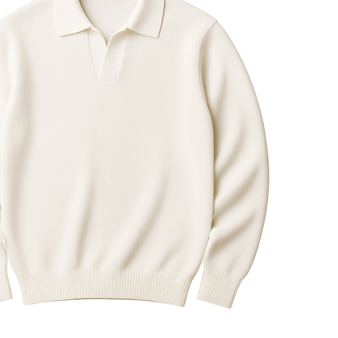 White V-Collar