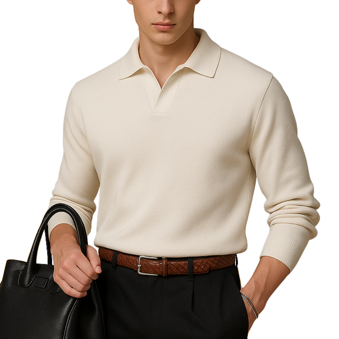 White V-Collar