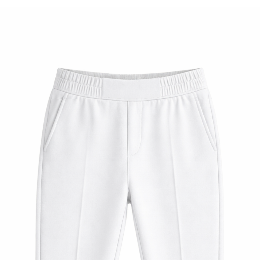 White Scuba Trouser