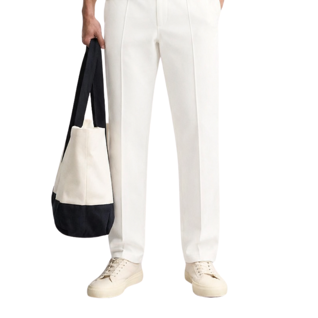 White Scuba Trouser